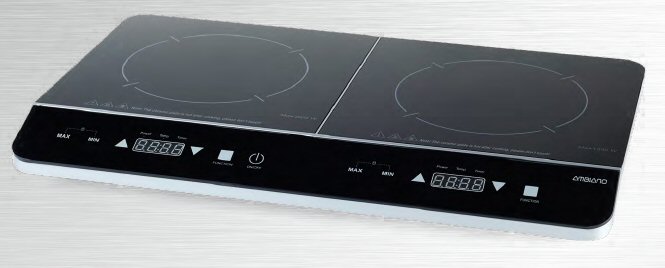 Ambiano GT-SF-IKD-01 twin induction cooktop