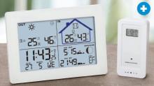 Global GT-WS-20 weather station white horizontal